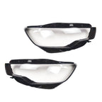 Clear Headlight Headlamp Lens Covers Left and Right for Audi A6 C7 2011 2015