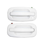 Front Exterior Olympic White Painted Door Handle Set 1999 2007 for Silverado