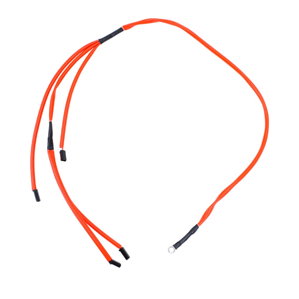 New 1200F Insulated Glow Plug Harness Red for Chevrolet for GMC 6 5L Turbo