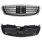 Fit 2014-2020 Mercedes Benz S-Class W222 S450 Chrome Front Grille MayBach W/ACC