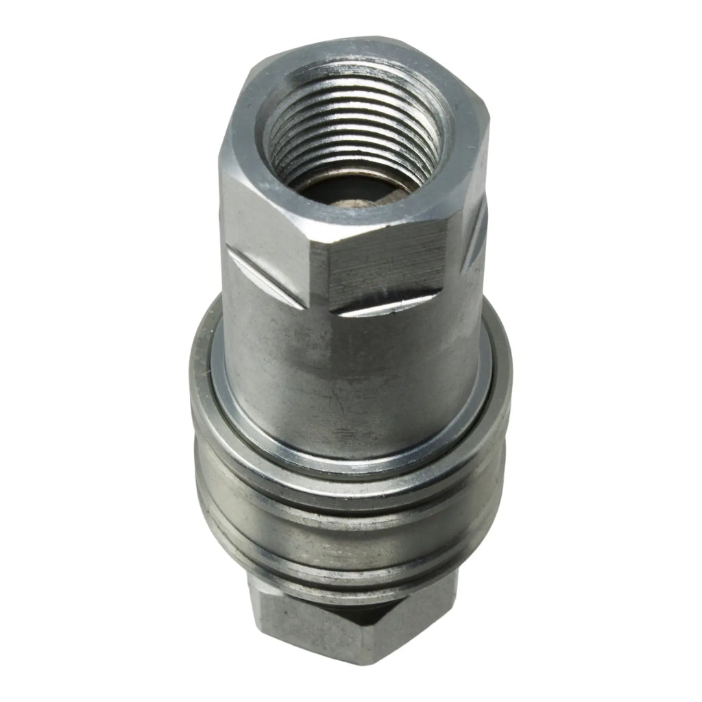 1/2" NPT Hydraulic Quick Connect Coupler Kit, Ball Valve