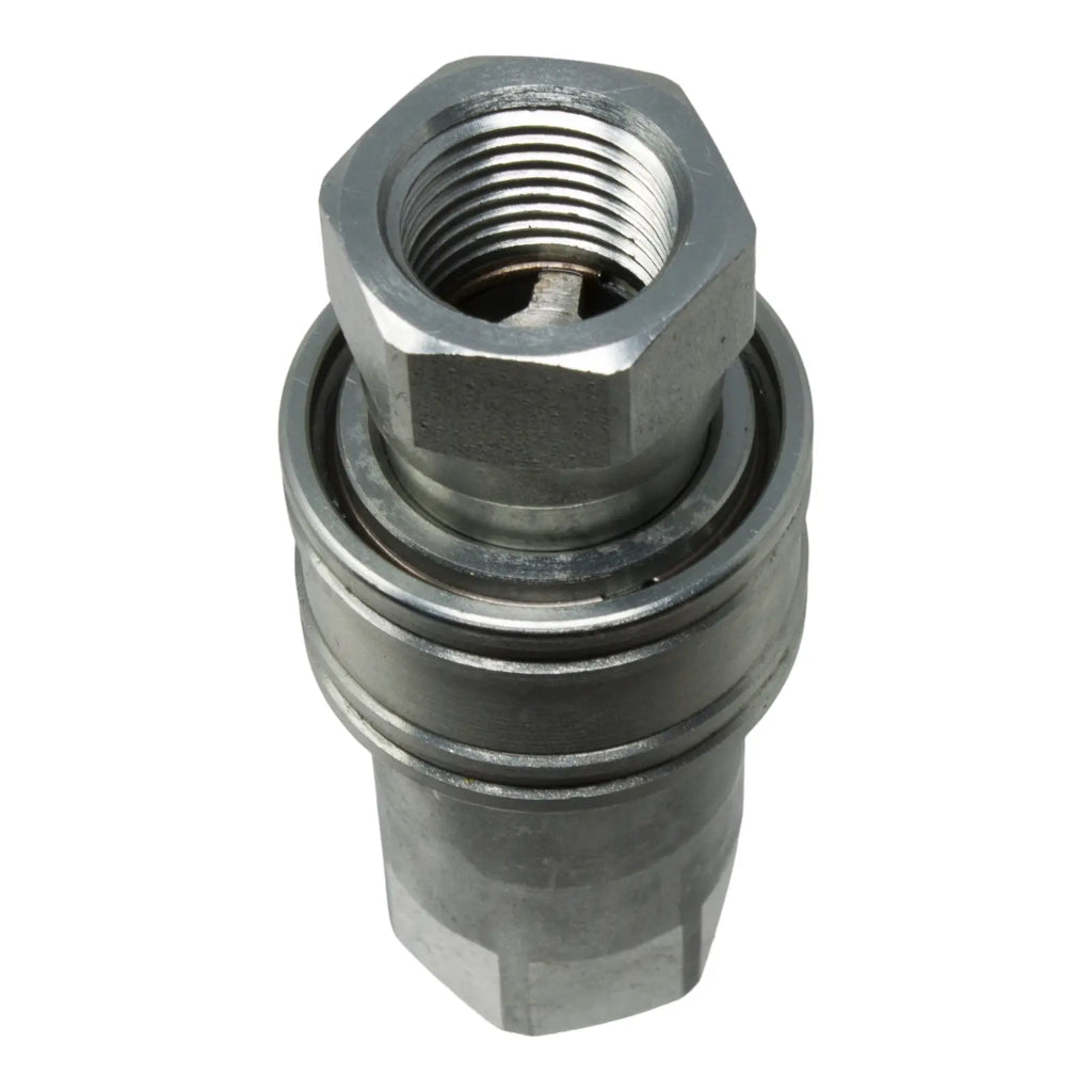 1/2" NPT Hydraulic Quick Connect Coupler Kit, Ball Valve