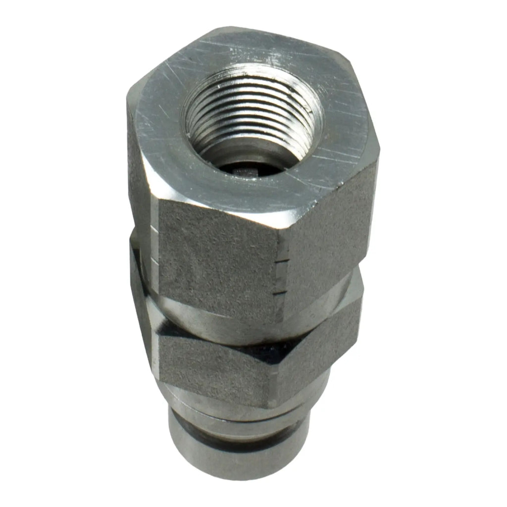 1/2" NPT ISO 16028 Flat Face Hydraulic Quick Connect Male Coupler