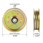 956-04129, Flat Idler Pulley for MTD