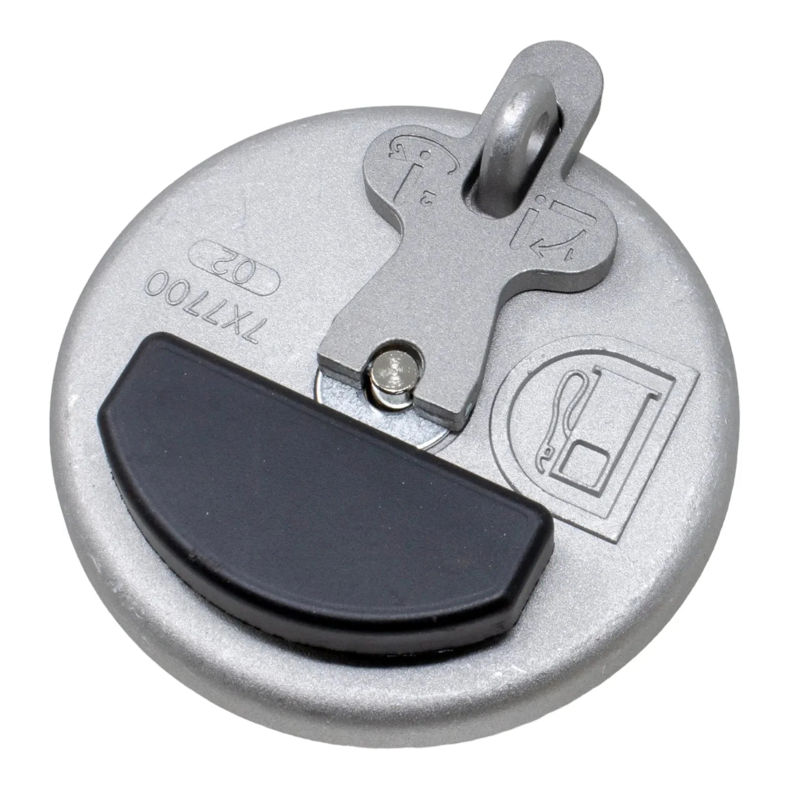 164-4858, Fuel Cap Silver