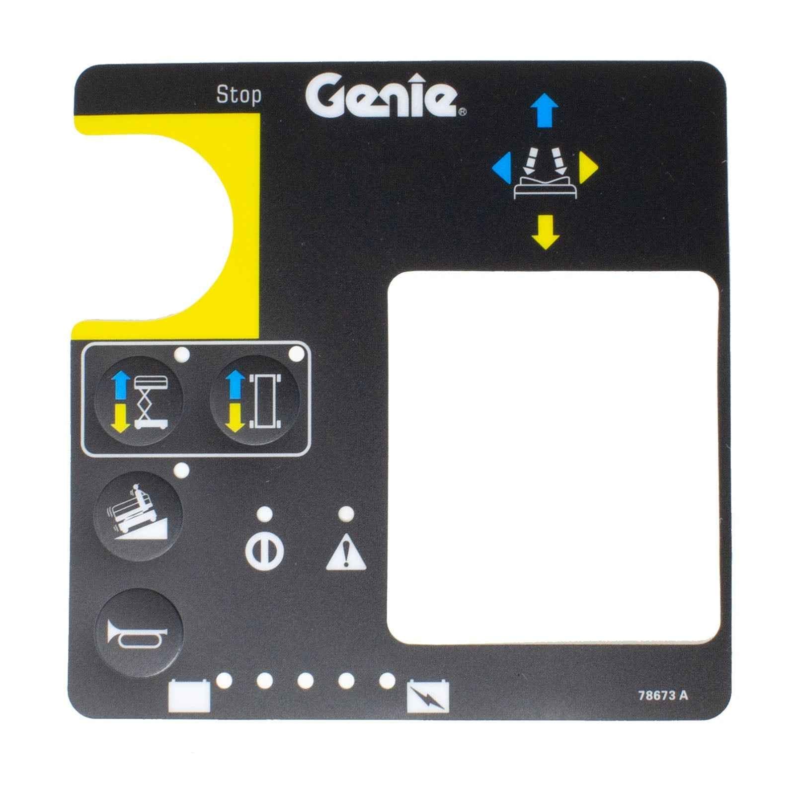 78673, Gen 4 Platform Control Box Overlay Decal