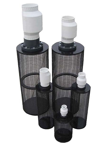 PIF2 18" Long / 11" Diameter Centrifugal Pump Intake Filter – for 2" Pipe