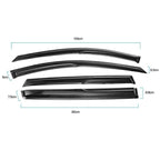 Window Visor Vent Sun Shade Rain Guards Deflectors For Nissan Rogue 2014-2020