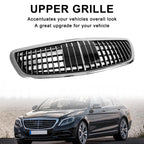 Fit 2014-2020 Mercedes Benz S-Class W222 S450 Chrome Front Grille MayBach W/ACC