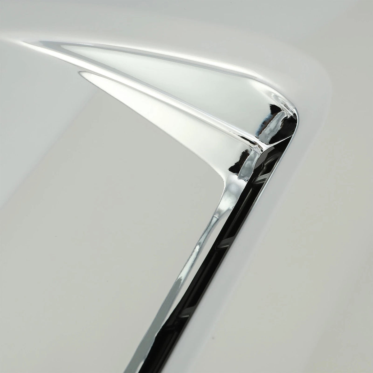 For Toyota Tundra 14-21 Front Molding Upper Grille Hood Bulge Scoop Chrome ABS - aftermarket replacement part from Northline Parts