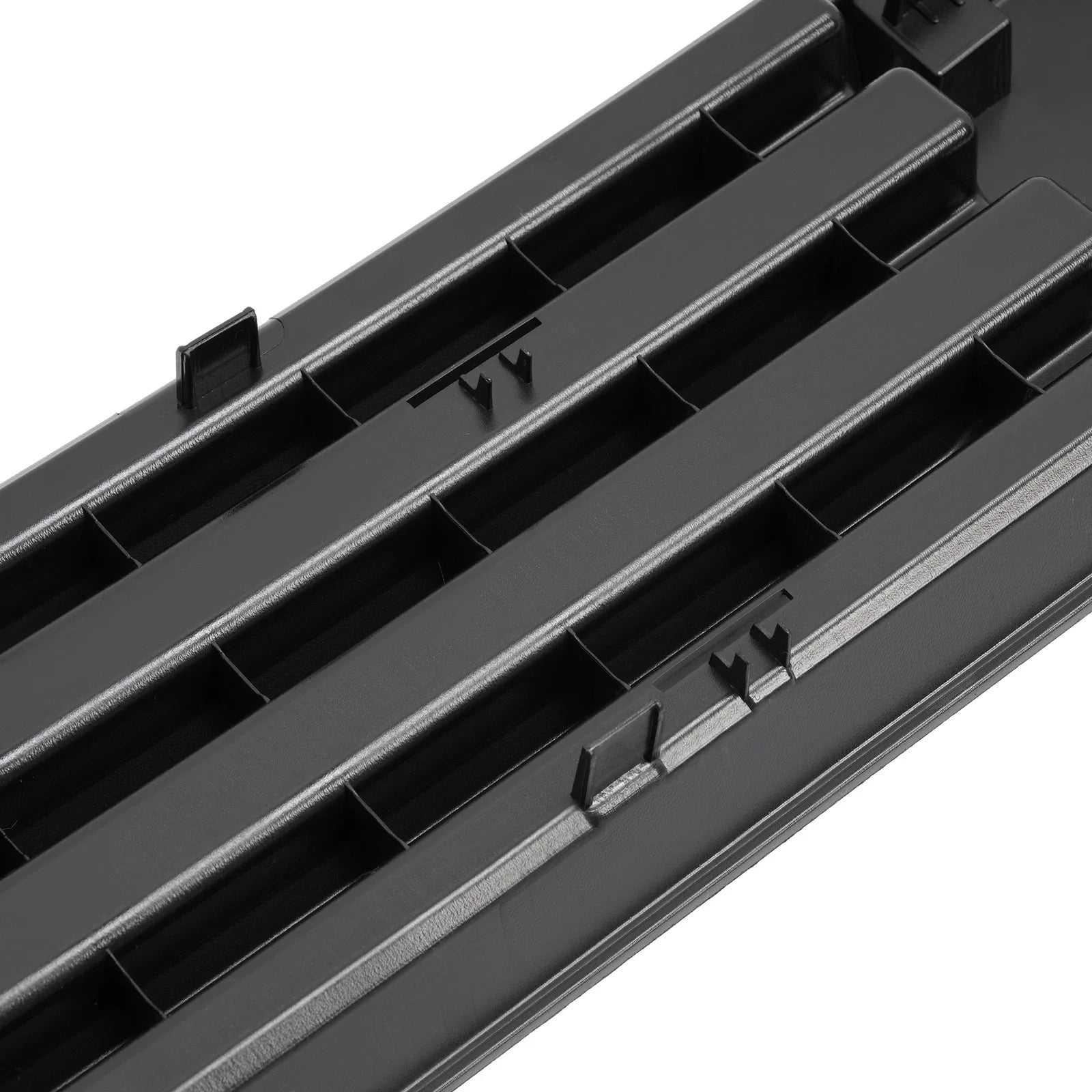 For 2015 2016 2017 Ford F150 Front Bumper Cover Lower Grille Trim Panel Black