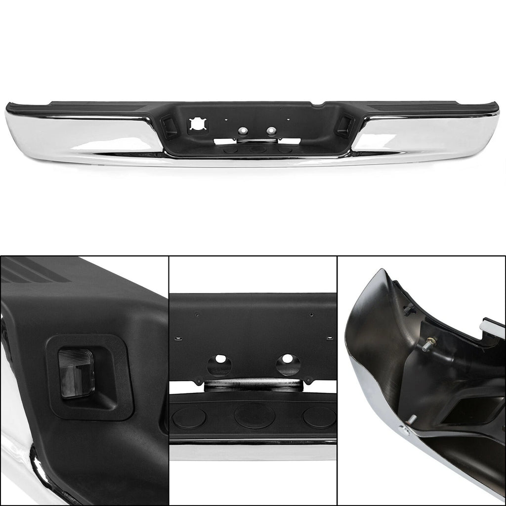 For Dodge RAM 1500 2500 3500 2002-2009 Chrome Rear Replacement Step Bumper