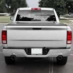 Chrome Rear Step Bumper W/ Dual Exhaust for 2009–2018 Ram 1500 Classic Dodge 2019–2023 W/O Sensor