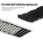 6PCS For 2016-2018 Kia Optima EX Front Bumper Grille & Bracket Molding Trim