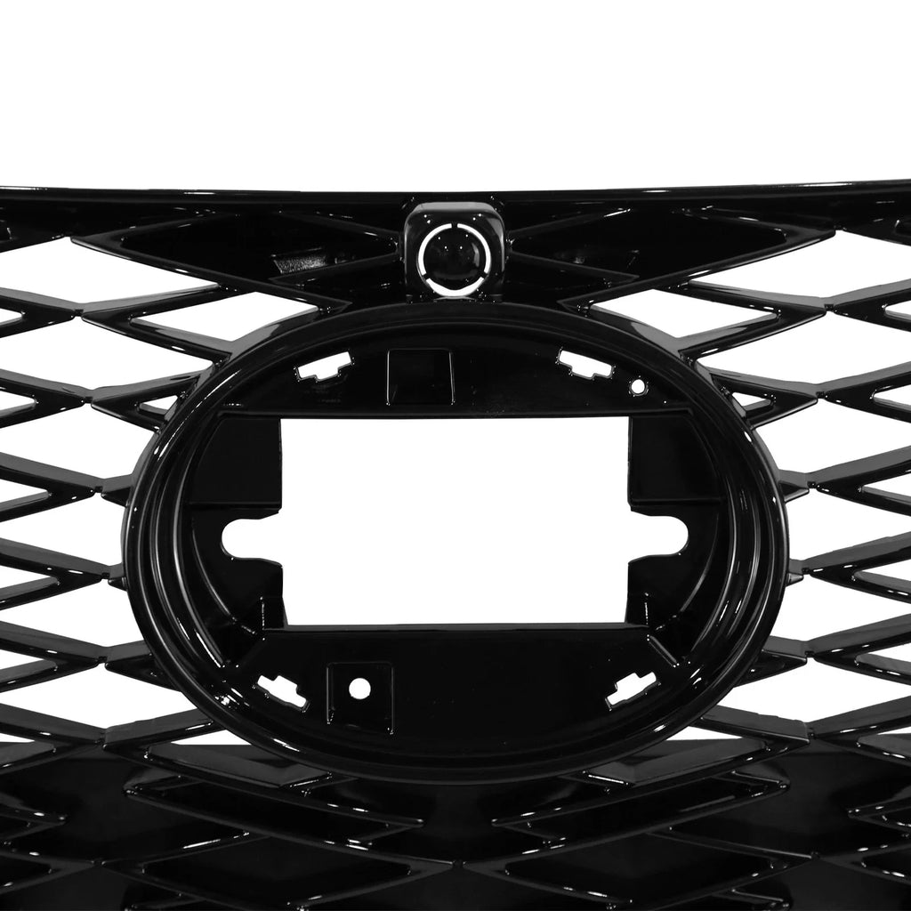 Front Grille W/ Camera Hole Gloss Black Fit Lexus IS350 IS300 F SPORT 2021-2024