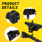 Front Bumper Reinforcement Pair Support Bracket for 2018-2022 for Chevrolet