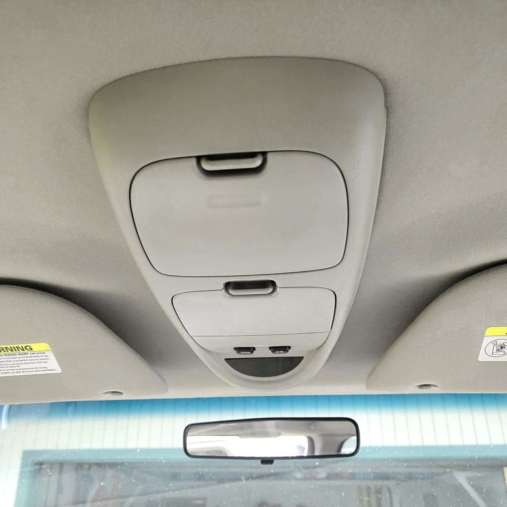 Light Gray Overhead Console for Ford F250 F350 F450 Super Duty Pickup 2002 2004