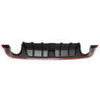 Glossy Black Rear Bumper Diffuser & Rear Spoiler Fit for 2018-2023 Infiniti Q50