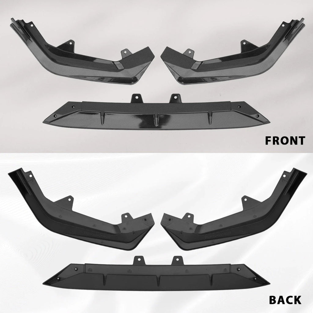 For 2022-2024 Honda Civic CF Painted Rear Trunk & Roof Spoiler Wing & Front Lip