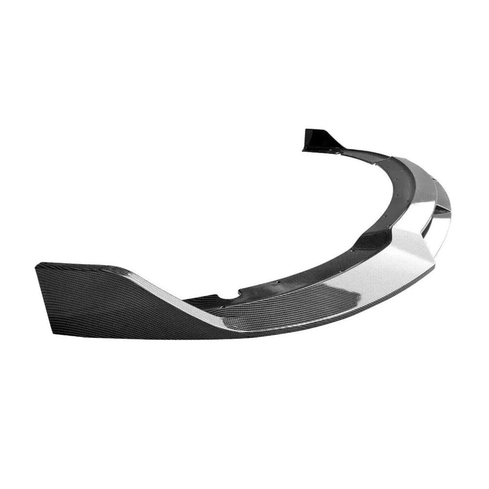 Front Bumper Lip Splitter Spoiler For Dodge Charger SRT 15-23 Carbon Fiber Style