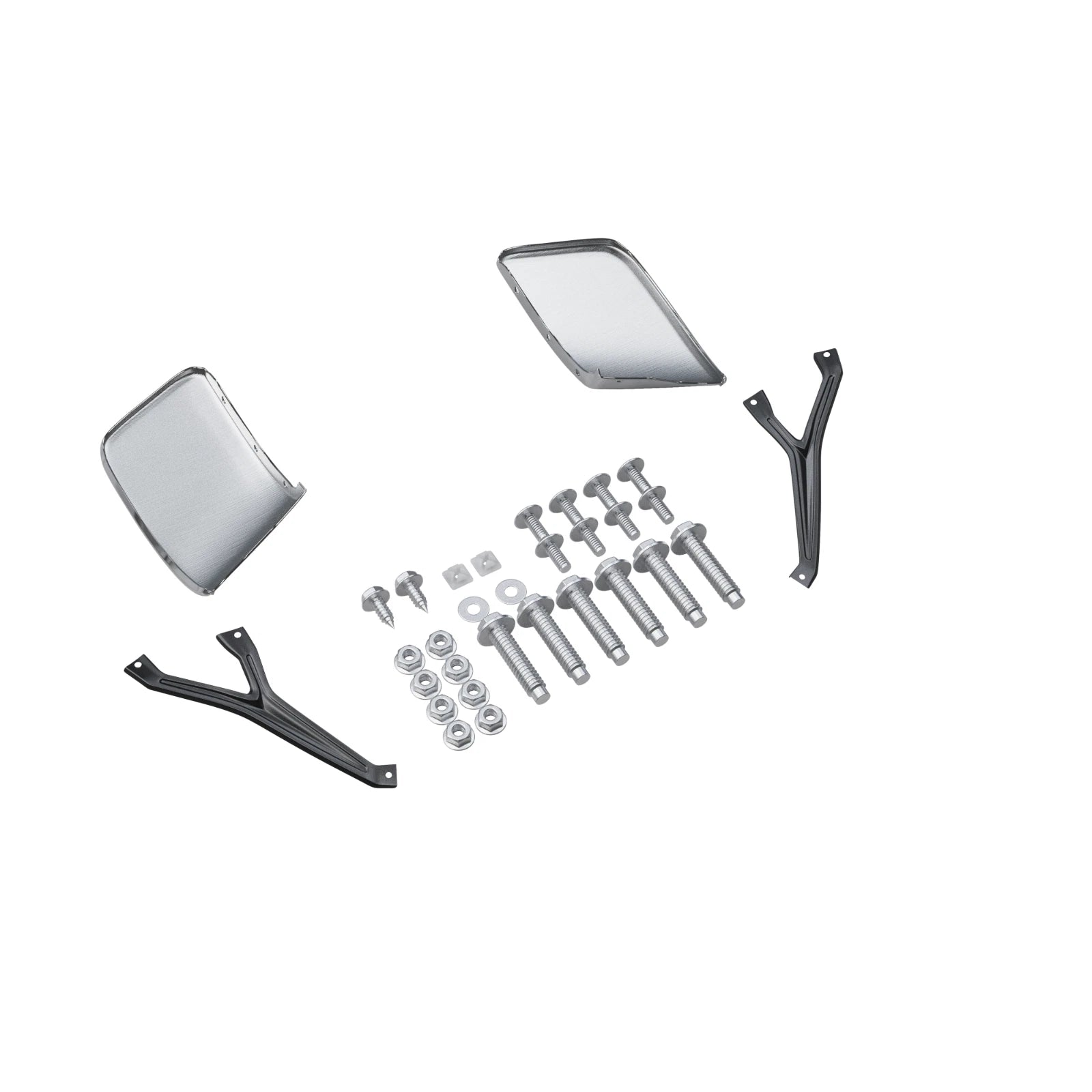 Chrome Rear Step Bumper W/ Dual Exhaust for 2009–2018 Ram 1500 Classic Dodge 2019–2023 W/O Sensor