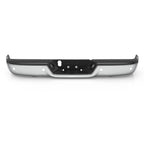 Chrome Rear Bumper For 2009-2019 Ram 1500 w/ Sensor Holes w/o Dual Exhaust