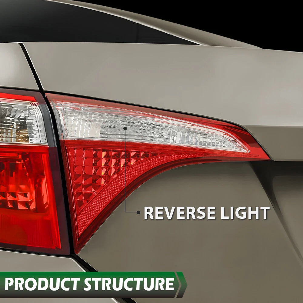 For 2014 15 2016 Toyota Corolla Tail Light Brake Lamp Inner Left Driver Side DOT