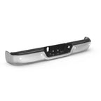 Chrome Rear Bumper For 2009-2019 Ram 1500 w/ Sensor Holes w/o Dual Exhaust