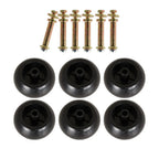 6 Pack Exmark Mower Anti Scalp Deck Wheel Kit 103-7263 109-2098 1-603299