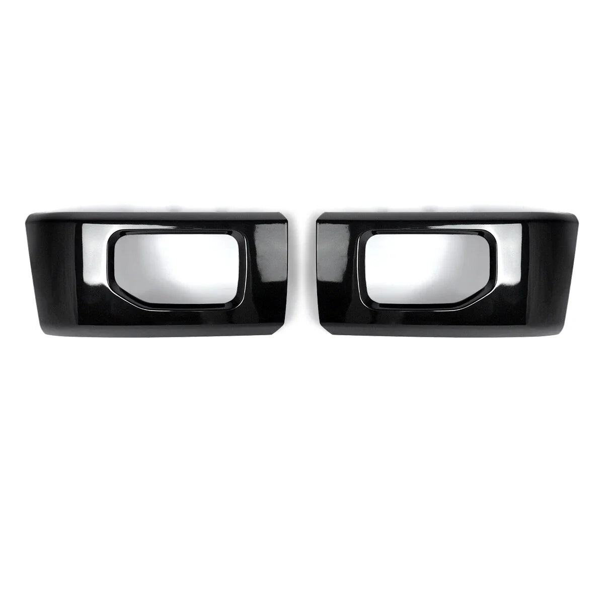 For Ford F-150 2015-2017 Front Upper Grille+Bumper Face Bar End Side Gloss Black