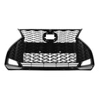 Front Grille W/ Camera Hole Gloss Black Fit Lexus IS350 IS300 F SPORT 2021-2024