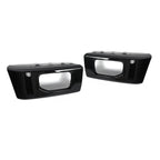 For Ford F-150 2015-2017 Front Upper Grille+Bumper Face Bar End Side Gloss Black