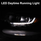 For 2016 2017 2018 Kia Optima LED DRL Headlights w/ Bulbs Headlamps Left & Right