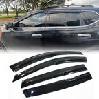 Window Visor Vent Sun Shade Rain Guards Deflectors For Nissan Rogue 2014-2020