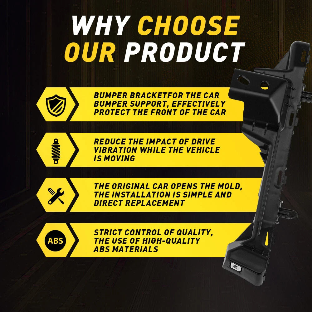 Front Bumper Reinforcement Pair Support Bracket for 2018-2022 for Chevrolet