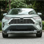 Front Upper Grille Mesh Cover Trim for Toyota RAV4 2019-2025 ABS Chrome 2x