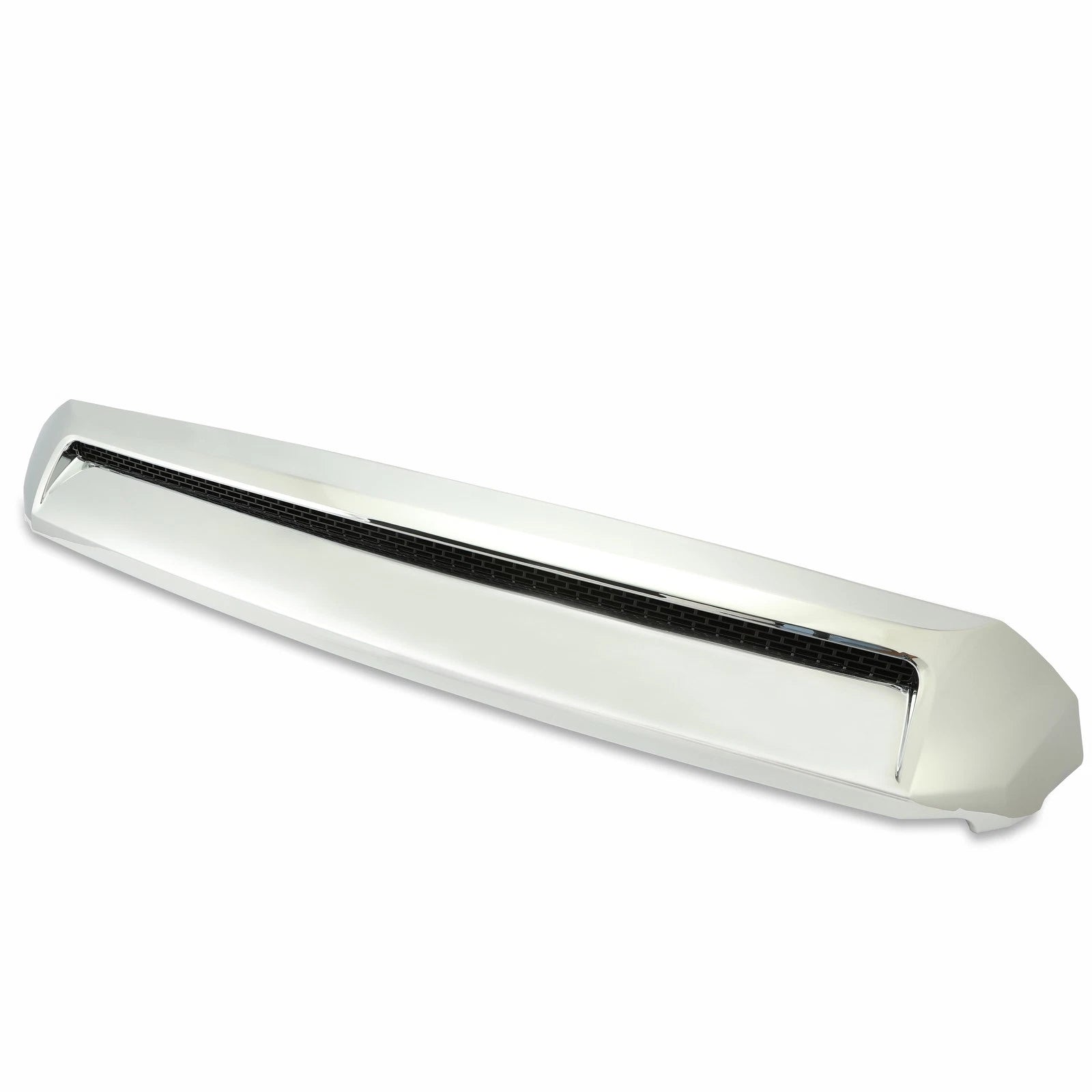 For Toyota Tundra 14-21 Front Molding Upper Grille Hood Bulge Scoop Chrome ABS