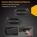 Exterior Door Handles Front Left Right for 1999-2007 for Chevy for GMC Sierra