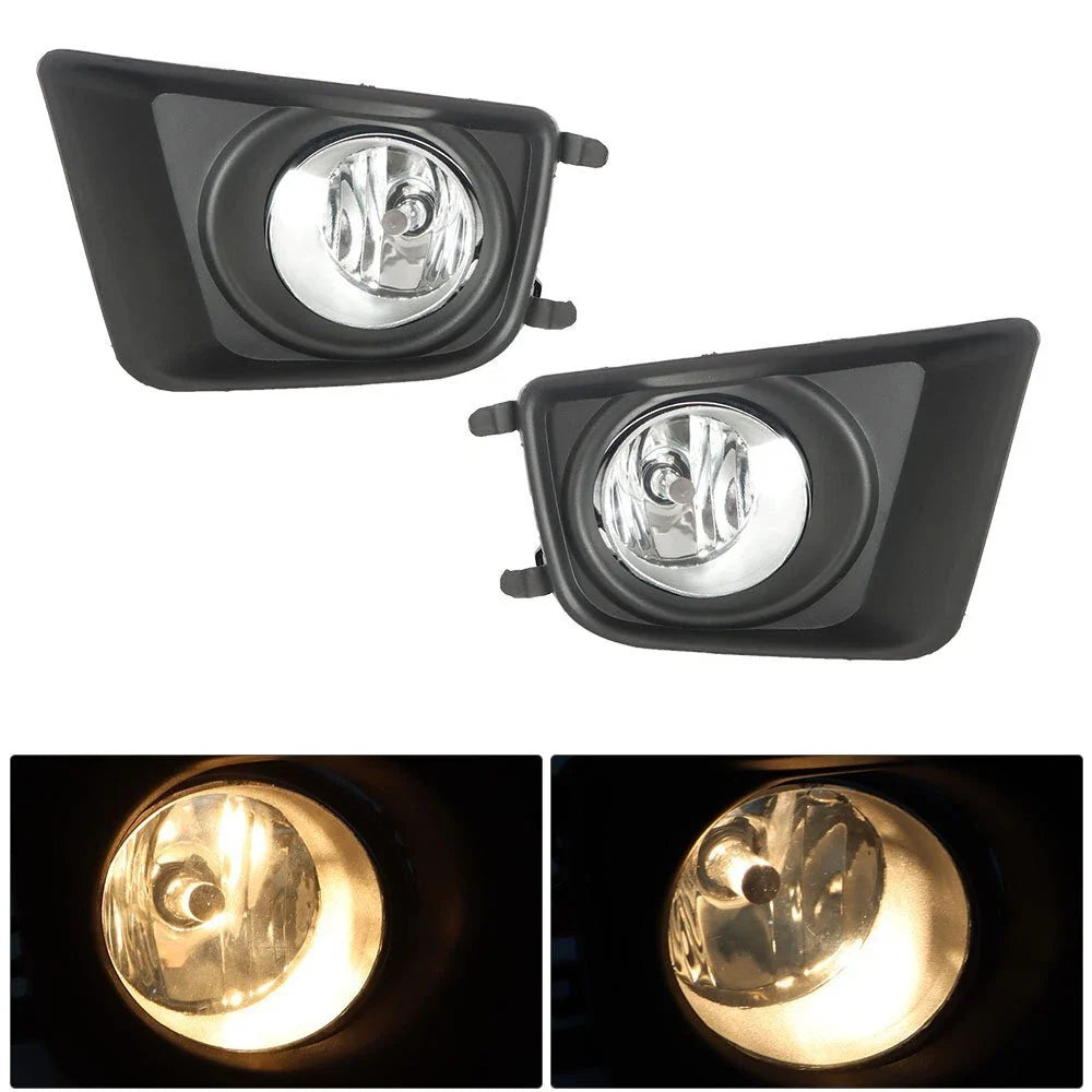 For 2012-2015 Toyota Tacoma Clear Bumper Driving Fog Lights + Switch + Bulbs Kit