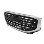 Fits GMC Acadia SLE SL 2017 2018 2019 Front Upper Grille Chrome+Black 84431667