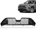 Front Bumper Honeycomb Chrome Trim Grille for 2019-21 for Toyota Rav4