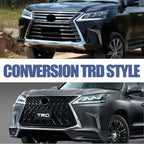 FIT 2016-2021 Lexus LX570 Luxury Grill Front Upper Grille w/ Chrome Sport Style