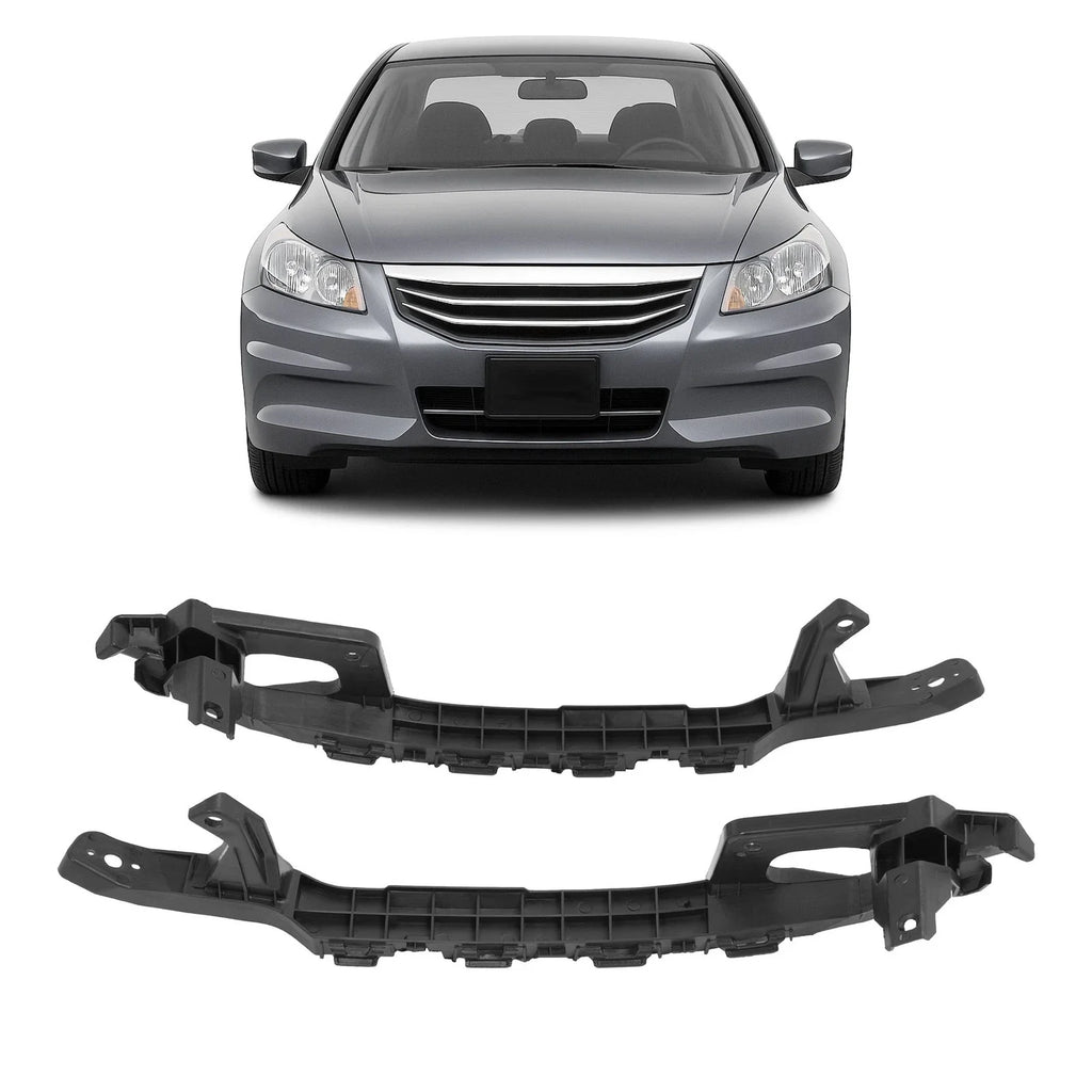 Front Bumper Bracket Driver and Passenger Side Fit 2008-2012 Honda Accord Sedan
