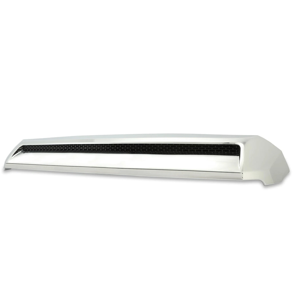 For Toyota Tundra 14-21 Front Molding Upper Grille Hood Bulge Scoop Chrome ABS - aftermarket replacement part from Northline Parts