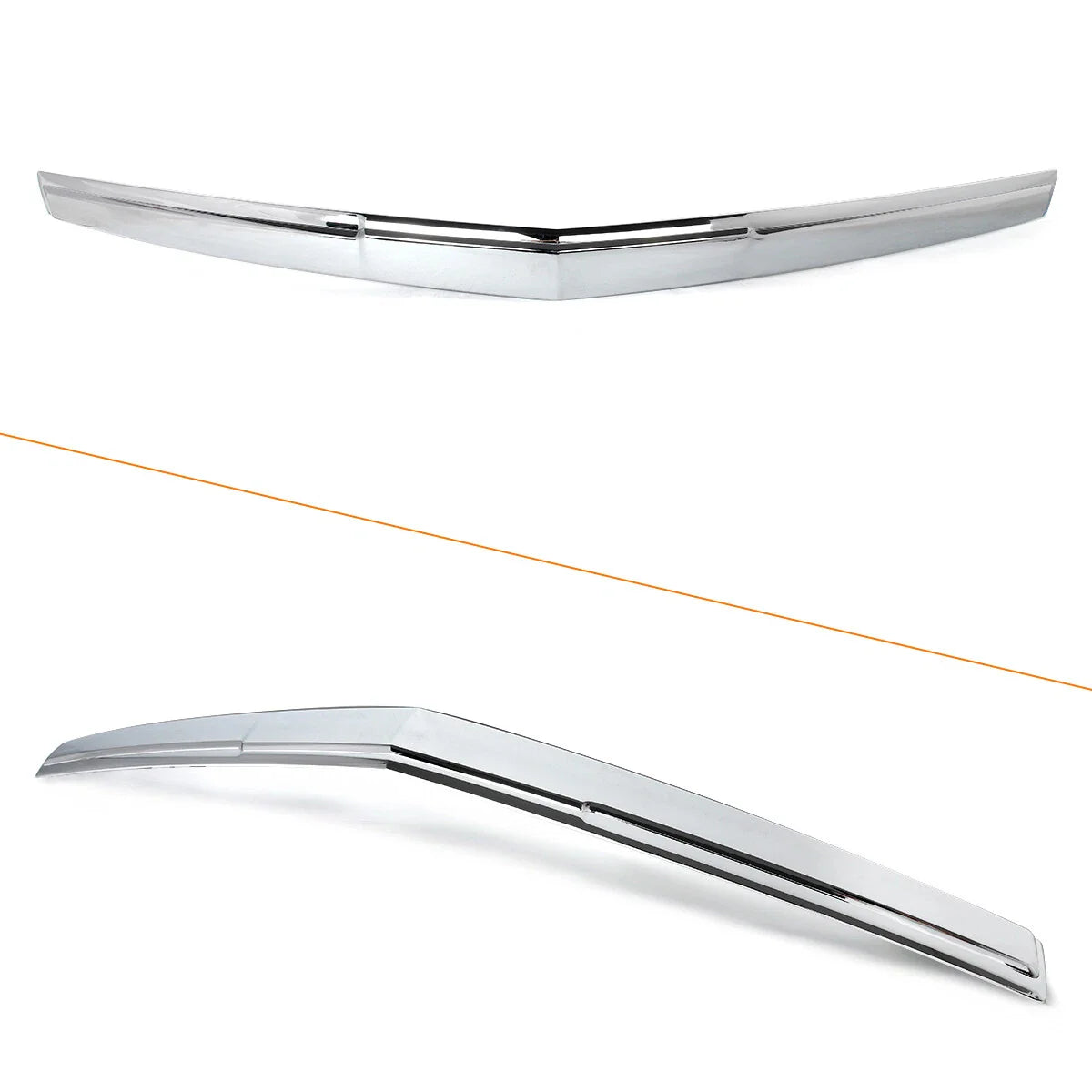 For Cadillac Escalade 2015-2020 Hood Molding Trim+Front Grille w/Sensor Hole