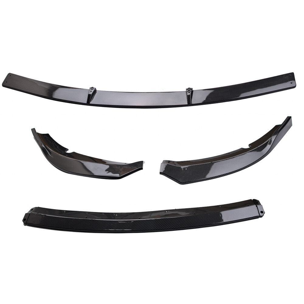Front Bumper Lip Splitter Spoiler For Dodge Charger SRT 15-23 Carbon Fiber Style