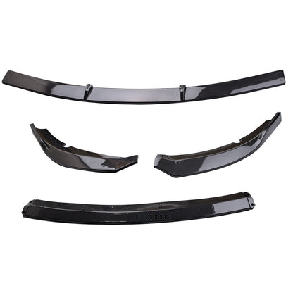 Front Bumper Lip Splitter Spoiler For Dodge Charger SRT 15-23 Carbon Fiber Style