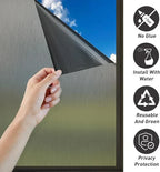 78.74"x17.73" Static Cling Film for Bathroom Office Living Room No Glue Needed