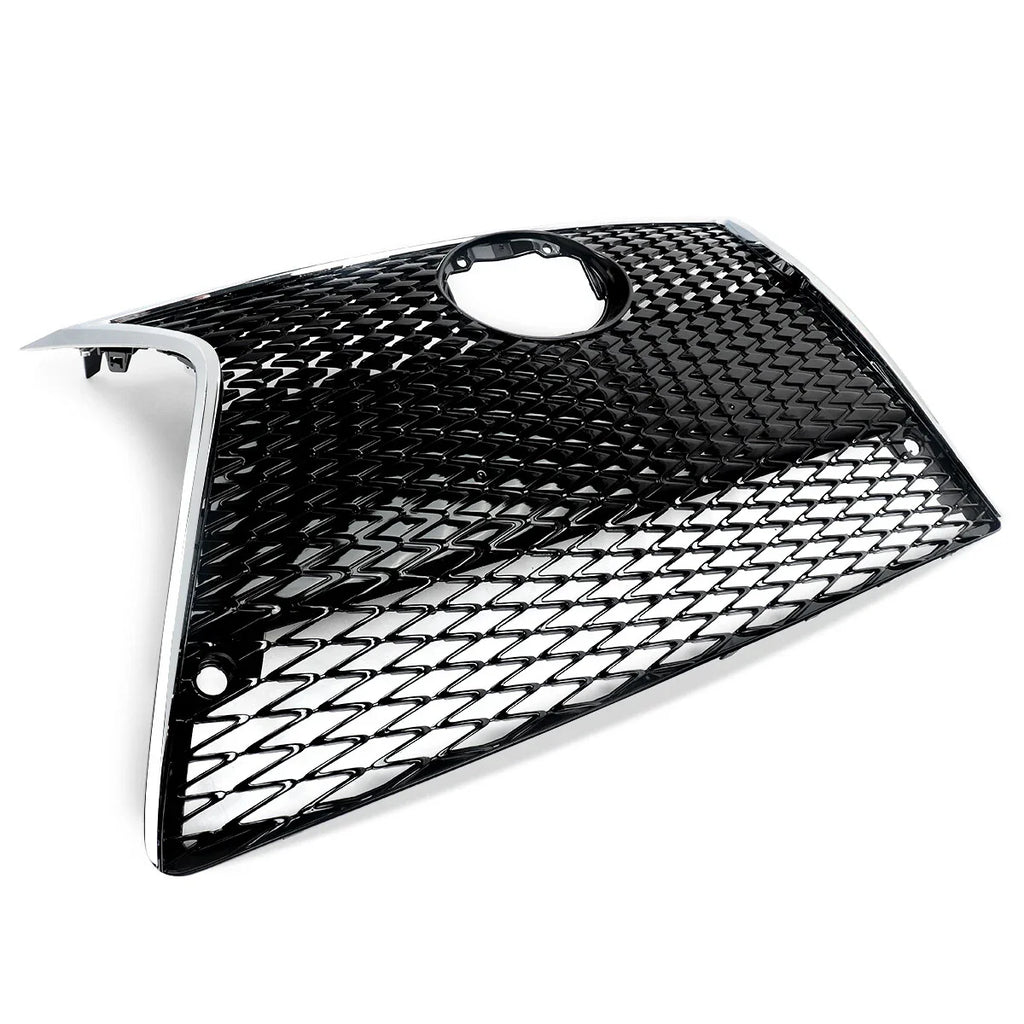 For 14-16 Lexus IS200t IS250 IS350 F Sport Front Bumper Grille Gloss Black 2014