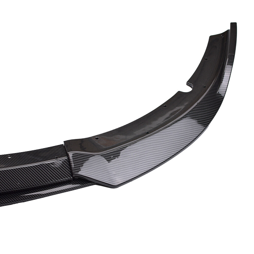 Front Bumper Lip Splitter Spoiler For Dodge Charger SRT 15-23 Carbon Fiber Style